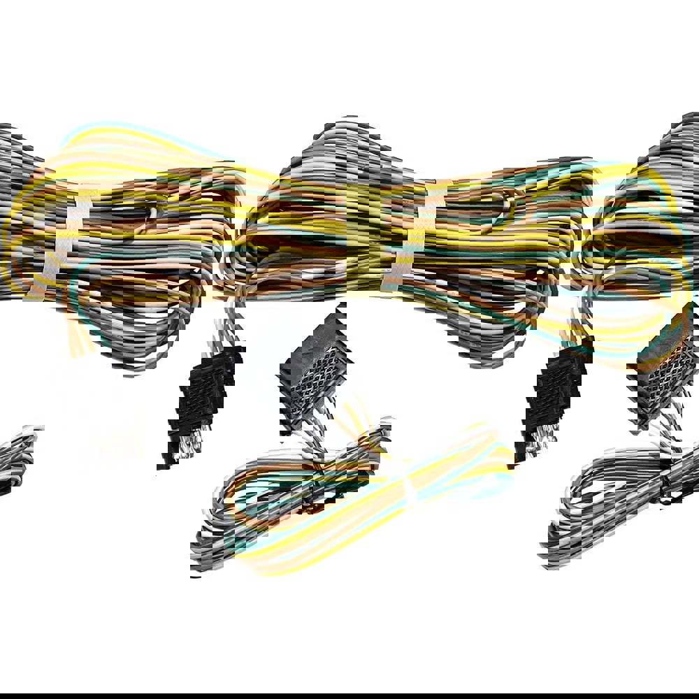 Automotive Light Mounts & Accessories; Type: Utility Trailer Standard 4-Wire Harness ; For Use With: General Utility Trailers for New Builds and Retrofit Work ; Length (Inch): 300in ; Material: Copper; PVC ; Color: White; Brown; Yellow; Green